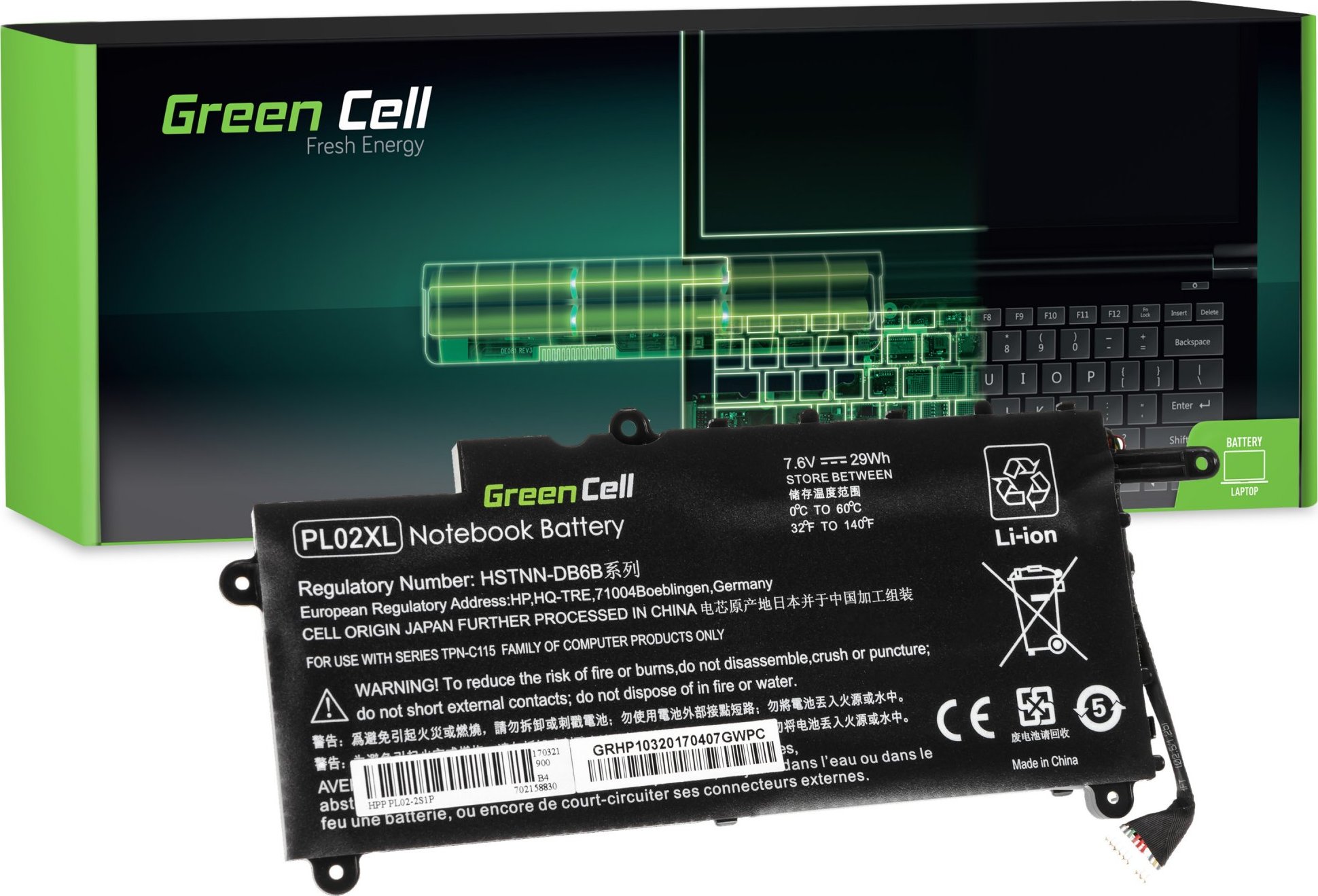 GREEN CELL Batéria do notebooku HP Pavilion x360 11-N a HP x360 310 G1