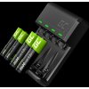 green cell gc vitalcharger ni mh aa and aaa battery charger with micro usb and usb c port