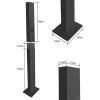 gc ev stand mounting post for wallbox electric car charging stations