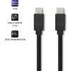 Kábel USB-C 2.0 | USB-C 2.0 | 2.5m | čierny