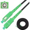 Patchcord | Extralink SC/APC-SC/APC | Round, drop, single mode, Simplex, G.657A2, 10m, Extralink