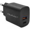 Sieťová nabíjačka GaN POWER PRO |  1x USB-C | 1x USB | 30W | 5-20V | 1.5-3A | Čierna