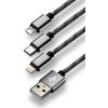 kabel przewod usb 3w1 usb c lightning micro usb 120cm everactive cbb 1 2mci do 2 4a 3
