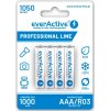 4 x akumulatorki everactive r03 aaa ni mh 1050 mah ready to use 2