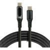 kabel przewod usb c pd lcd 100cm everactive cbb 1pdl power delivery 3a z obsluga szybkiego ladowania 60w 2
