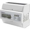 Trojfázový obojsmerný elektronický merač Qoltec | Merač spotreby energie na DIN lištu | 400V | 100A | LCD | 4P