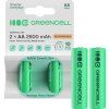 green cell 2x aa hr6 batteries 2600mah