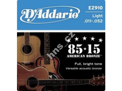 Struny D addario EZ910