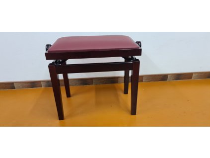 Klavírová židle Hidrau BG27/Mahagony Gloss/SK24