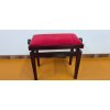 Klavírová židle Hidrau BG27/Mahagony Gloss/TC5