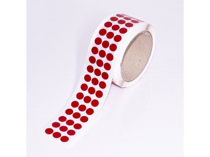 Označovací samolepicí kolečka z 3M 764i červená 2