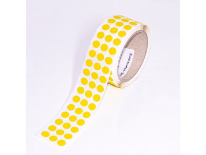 Označovací samolepicí kolečka z 3M 764i žlutá 2