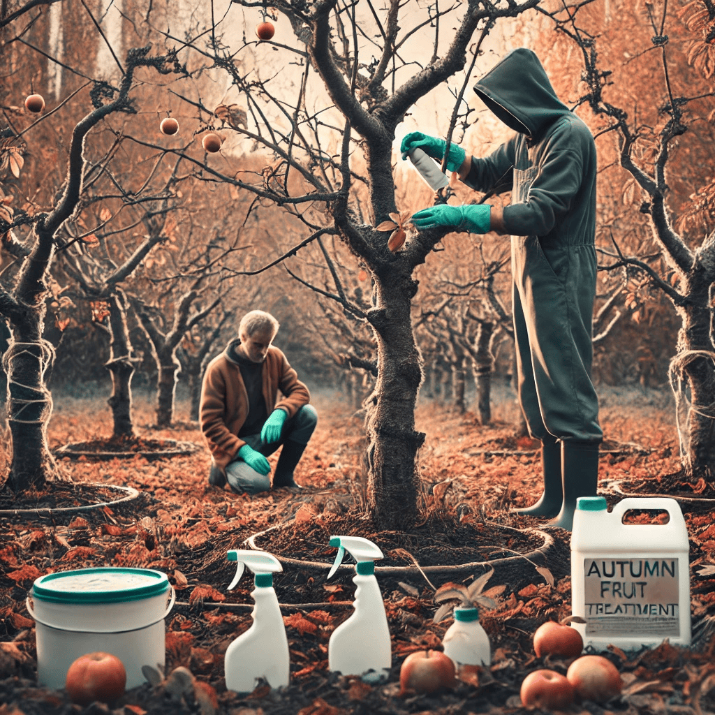 Ošetření ovocných stromů na podzim a přípravky proti chorobám