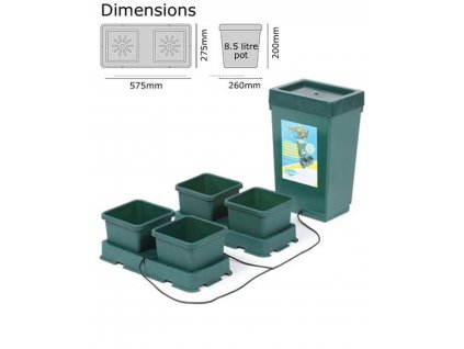 AutoPot easy2grow souprava 4 květináčů včetně 47 l nádrže