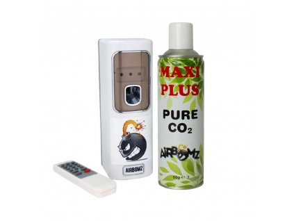 Airbomz CO2 Dispenser se senzorem + tlaková CO2 láhev Maxi Plus
