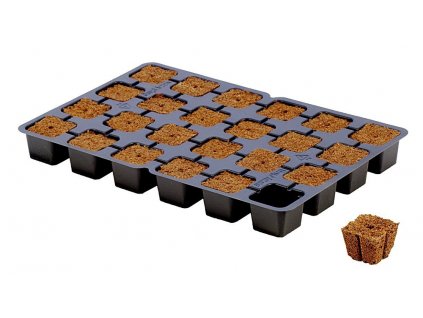 HGA Garden Eazy Plug 24 - sadbovač se sadbovacími kostkami 3,5x3,5x3 cm