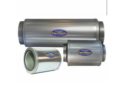 Can Silencer 50 cm / průměr 38 cm / příruba 250 mm, tlumič hluku