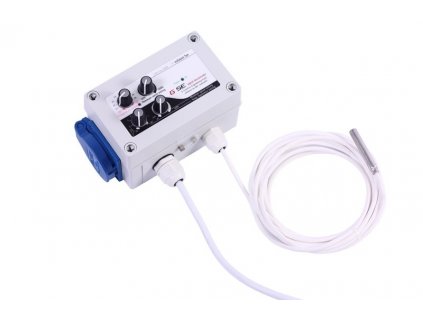 GSE Digitální regulátor teploty, min&max rychlosti ventilatoru a hystereze 10A
