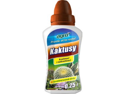 AGRO kapalné hnojivo pro kaktusy 0,25 l