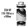VF ECO uhlíkový filtr 110-150 m3/h, 100 mm