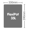 35L AutoPot FlexiPot Dimensions Icon WEB
