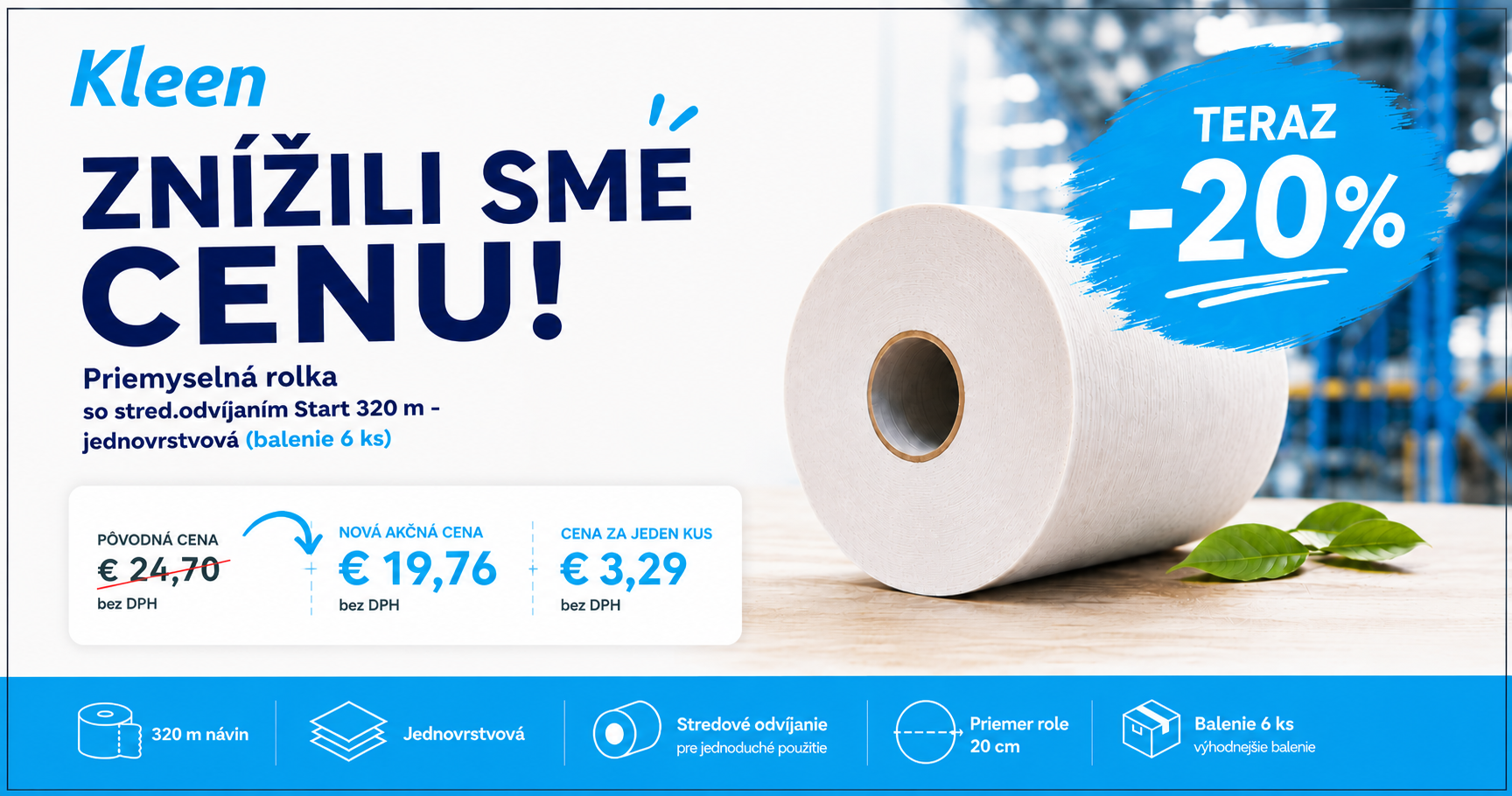 Priemyselná utierka 33325 akciová cena