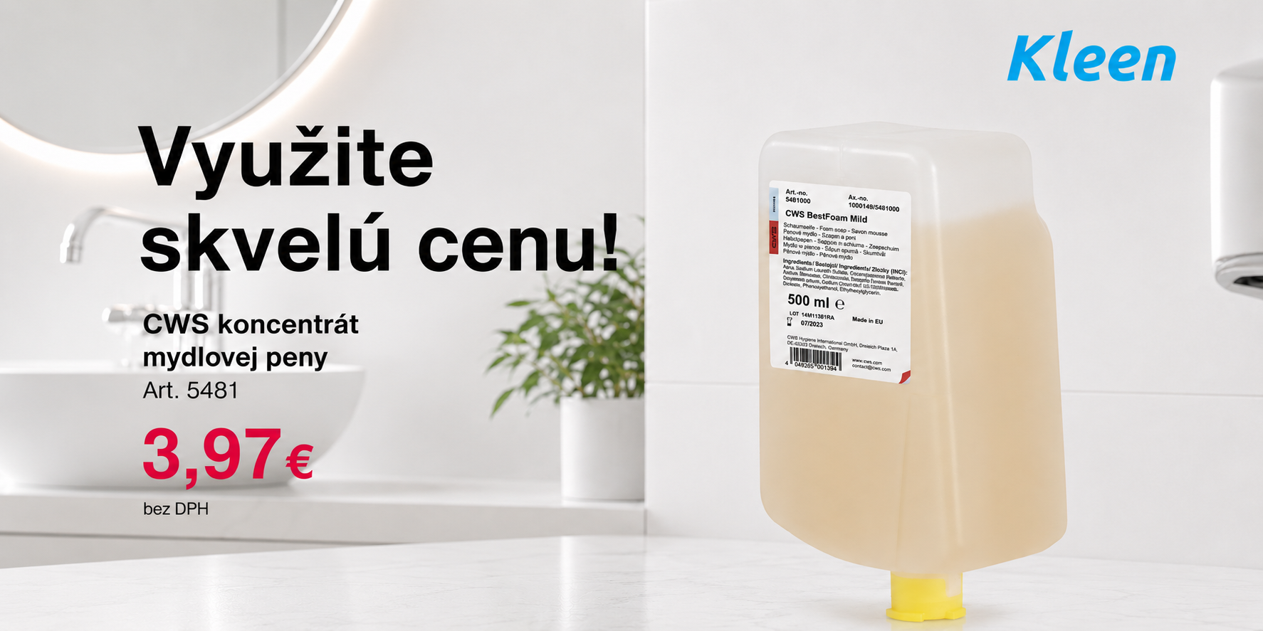 Mydlová pena 5481 akcia