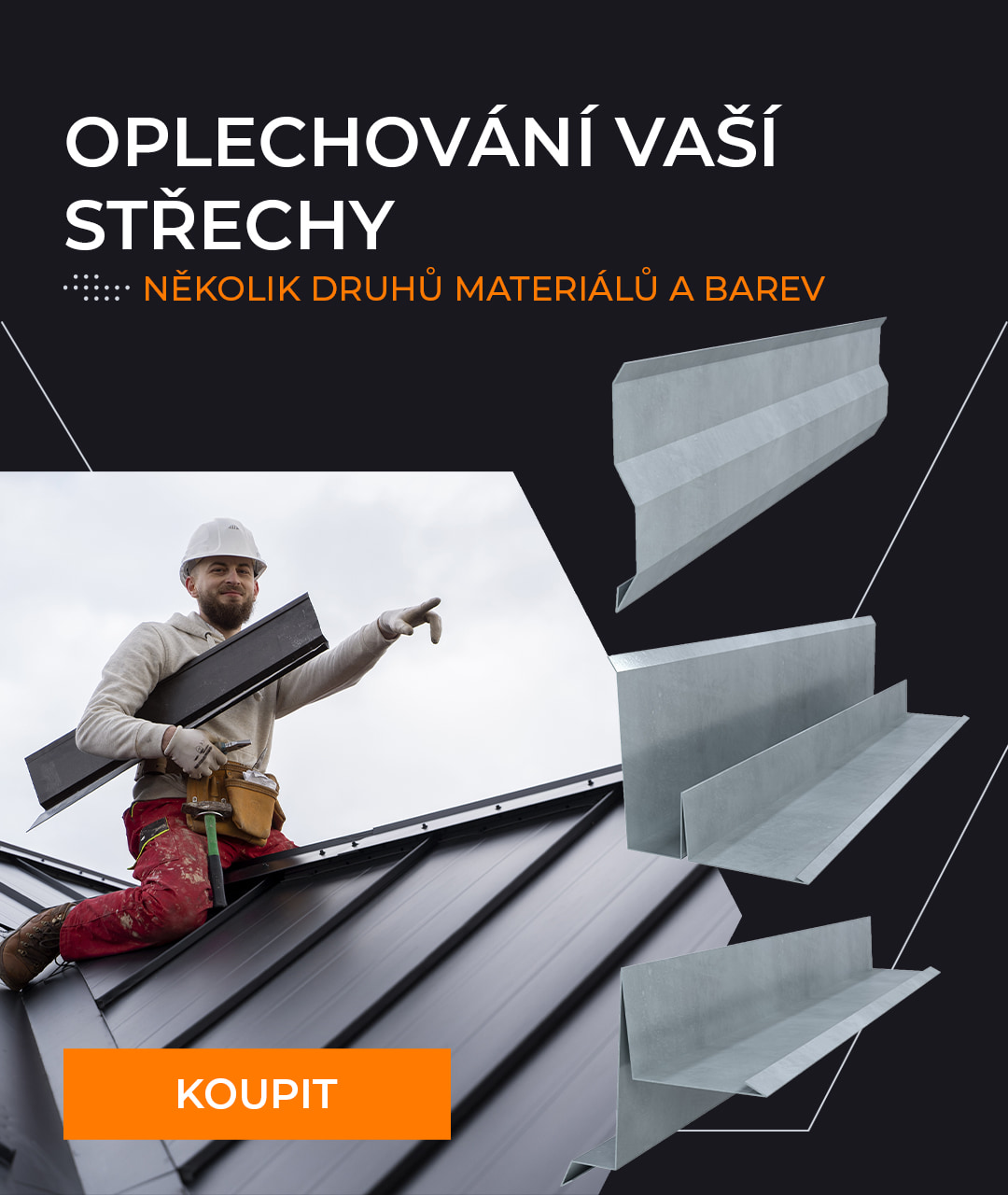 Oplechování střechy