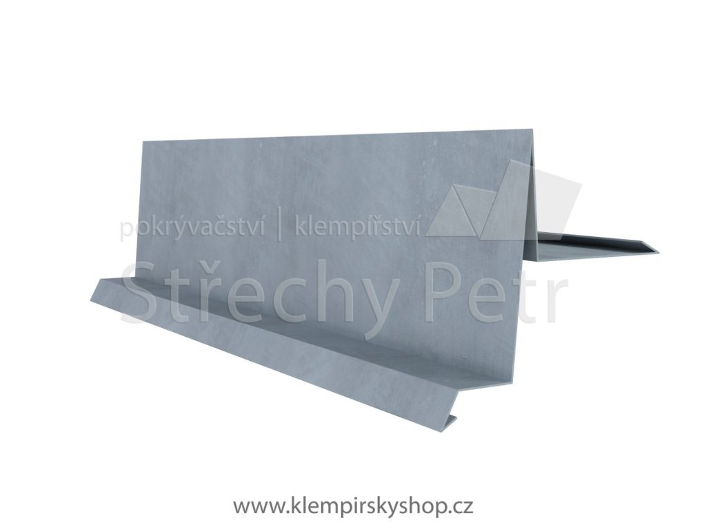Závětrná lišta 330 mm PE25 (Barva stříbrná RAL 9006)