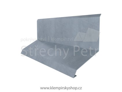 Lemování zdi 330 mm PE25 (Barva stříbrná RAL 9006)