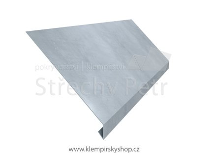 Okapnice 125mm PE25 (Barva stříbrná RAL 9006)