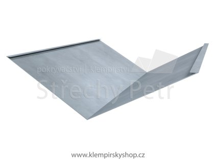 Úžlabí V r.š. 670 mm PE25 (Barva stříbrná RAL 9006)