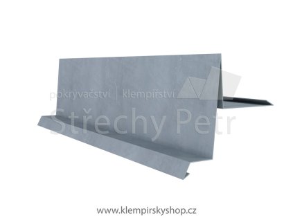 Závětrná lišta 330 mm PE25 (Barva stříbrná RAL 9006)