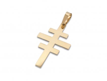 Zlatý grekokatolícky krížik 30mm
