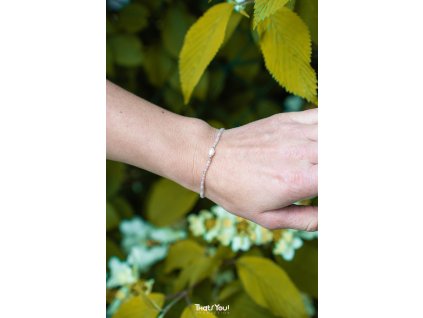 Náramek s říční perlou