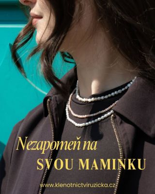 Přesně za týden je DEN MAMINEK💛 Překvap jí třeba šperkem od nás💍🎁🌹