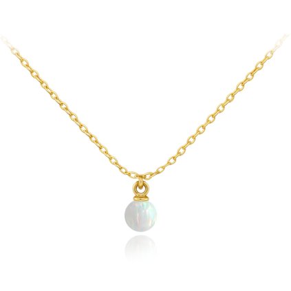 zlaty retizek s kulickou opalu