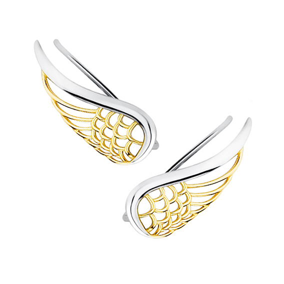 Klenoty Amber Luxusní náušnice - andělská křídla