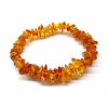 Jantarový náramek pro nejmenší děti - různé odstíny (barva jantaru medový)