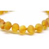 Náramek pro ženy - medový jantar (18 cm) (úprava mat)