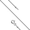 Stříbrný řetízek - tenké lanko 38 cm