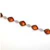 Široký jantarový náramek