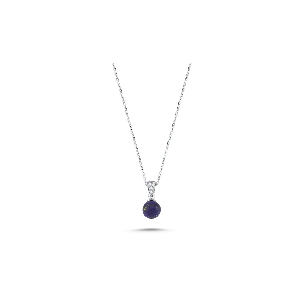 lapis lazuli a zirkon náhrdelník (1)