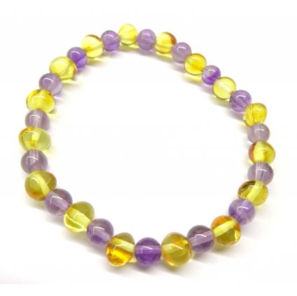 328 1 naramek pro zeny jantar a ametyst