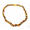 1149 1 jantarovy nahrdelnik 45 cm prirodni multicolor