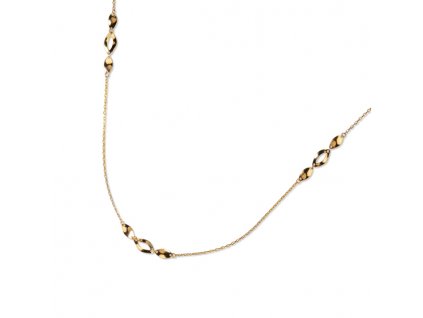 Netradiční řetízek Isla ze žlutého zlata, délka: 45 cm (Materiál šperku Žluté zlato, Délka 45 cm)