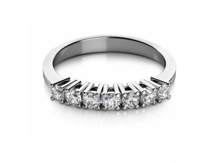 Zajímavý prsten Chloe – zlato se zirkony (Materiál šperku Žluté zlato, Velikost 46)