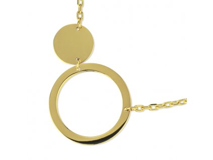 Náhrdelník Rondo ve žlutém zlatě