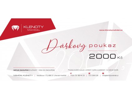 Dárkový poukaz 2000