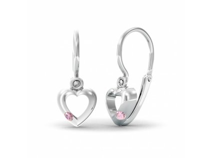 Dětské zlaté náušnice Mimi osazené zirkonem